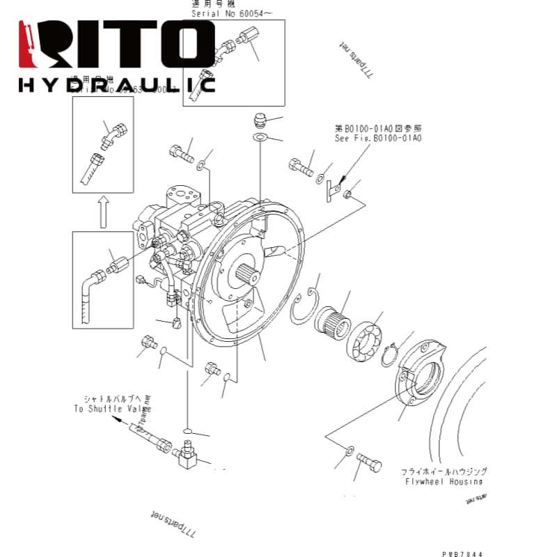 708-1L-00471 Hydraulic Pump 708-1L-00471 Hydraulic Pump