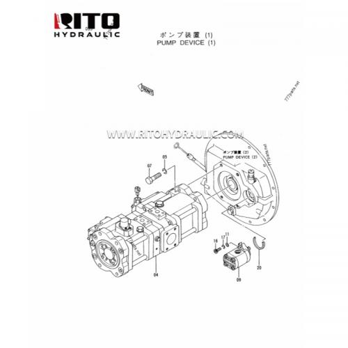 9129693 Hydraulic Pump