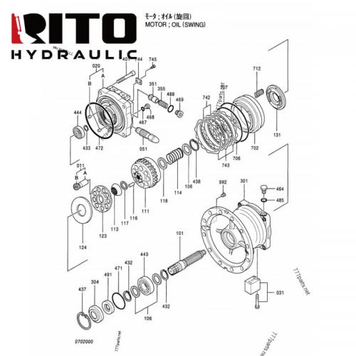 4346149 Swing Motor