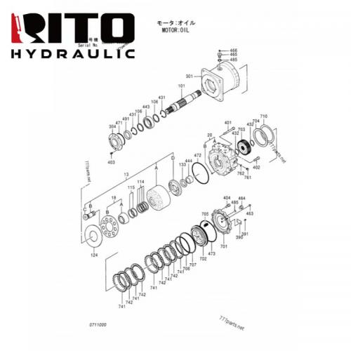 4394900 Swing Motor