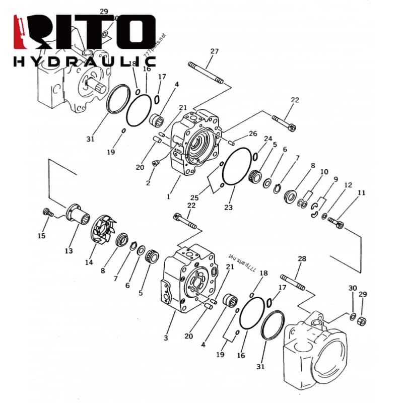 708-25-04081 Hydraulic Pump