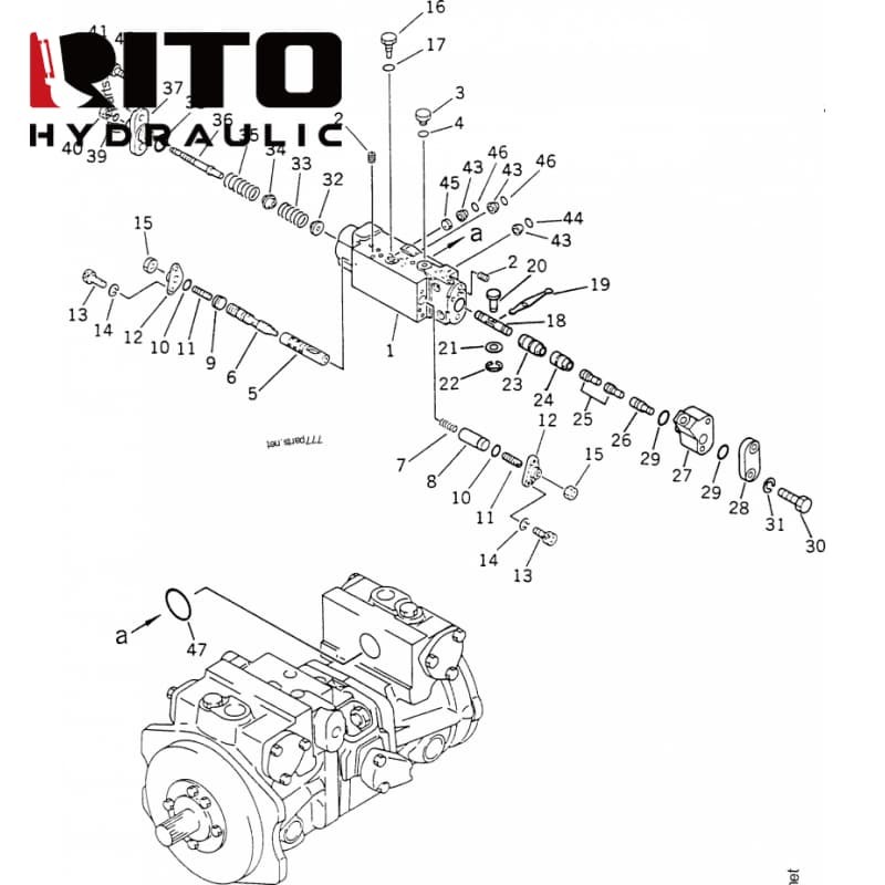 708-21-04023 Hydraulic Pump 708-21-04023 Hydraulic Pump