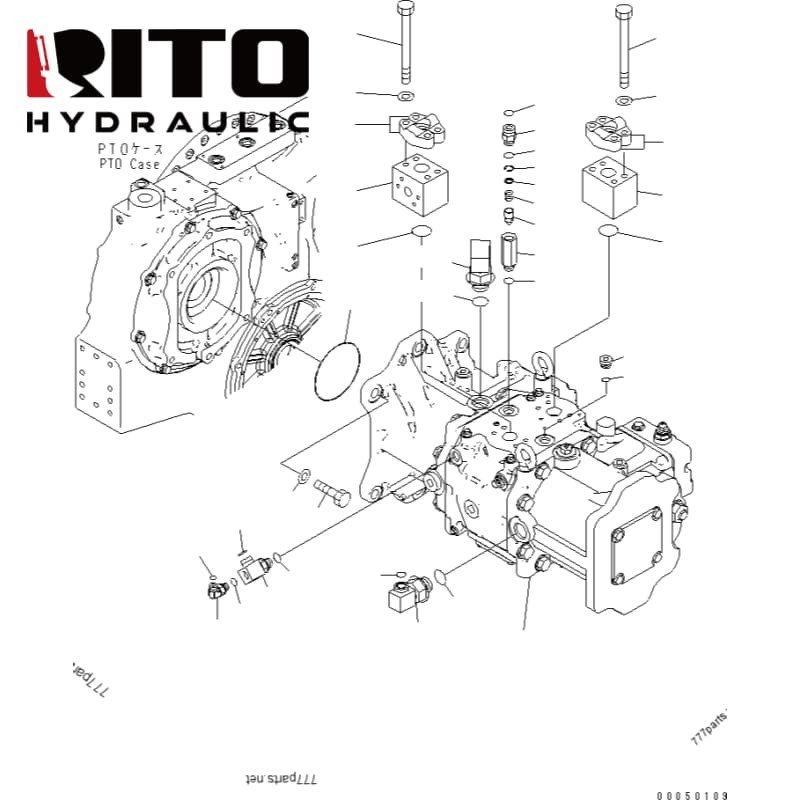 708-2K-00121 Hydraulic Pump 708-2K-00121 Hydraulic Pump