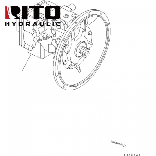 708-3T-00116 Hydraulic Pump