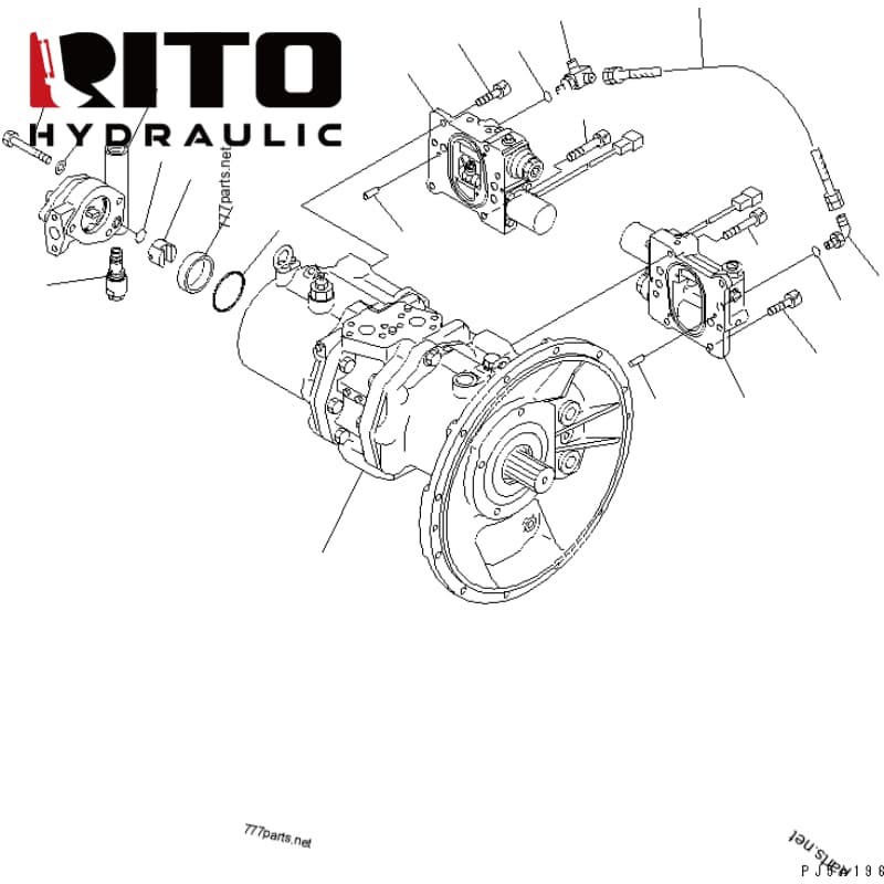 708-2L-00171 Hydraulic Pump 708-2L-00171 Hydraulic Pump