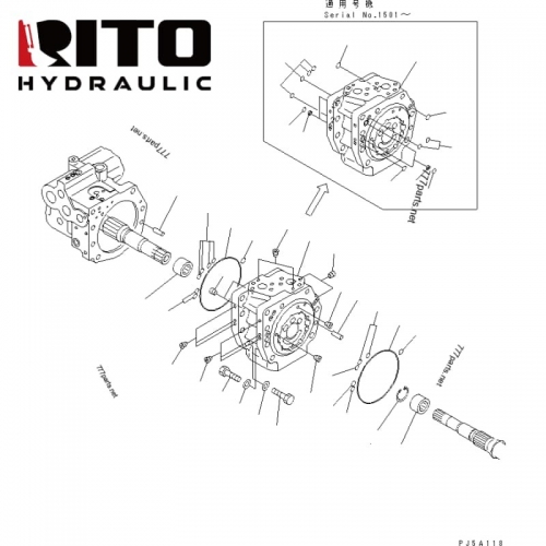 708-2L-00423 Hydraulic Pump
