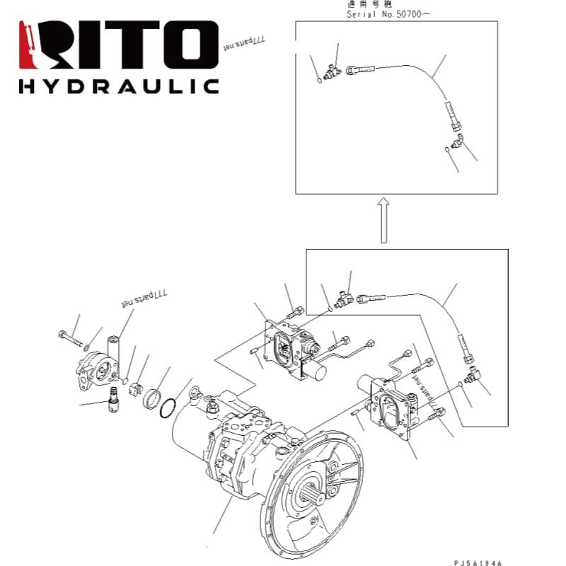 708-2L-00161 Hydraulic Pump 708-2L-00161 Hydraulic Pump