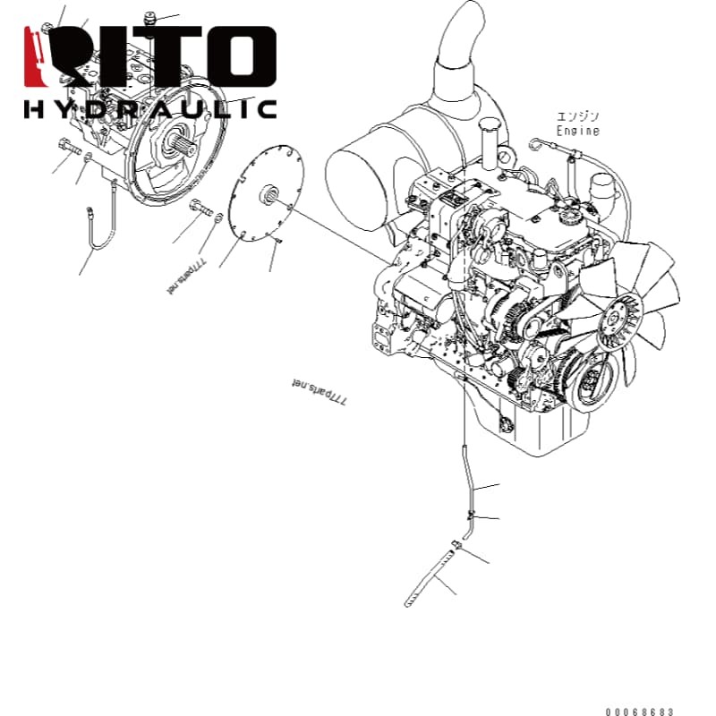 708-3M-00030 Hydraulic Pump 708-3M-00030 Hydraulic Pump