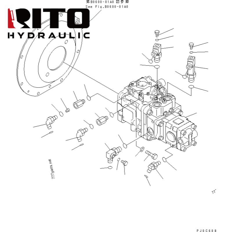 708-3S-00411 Hydraulic Pump 708-3S-00411 Hydraulic Pump