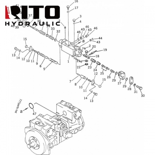 708-21-04033 Hydraulic Pump