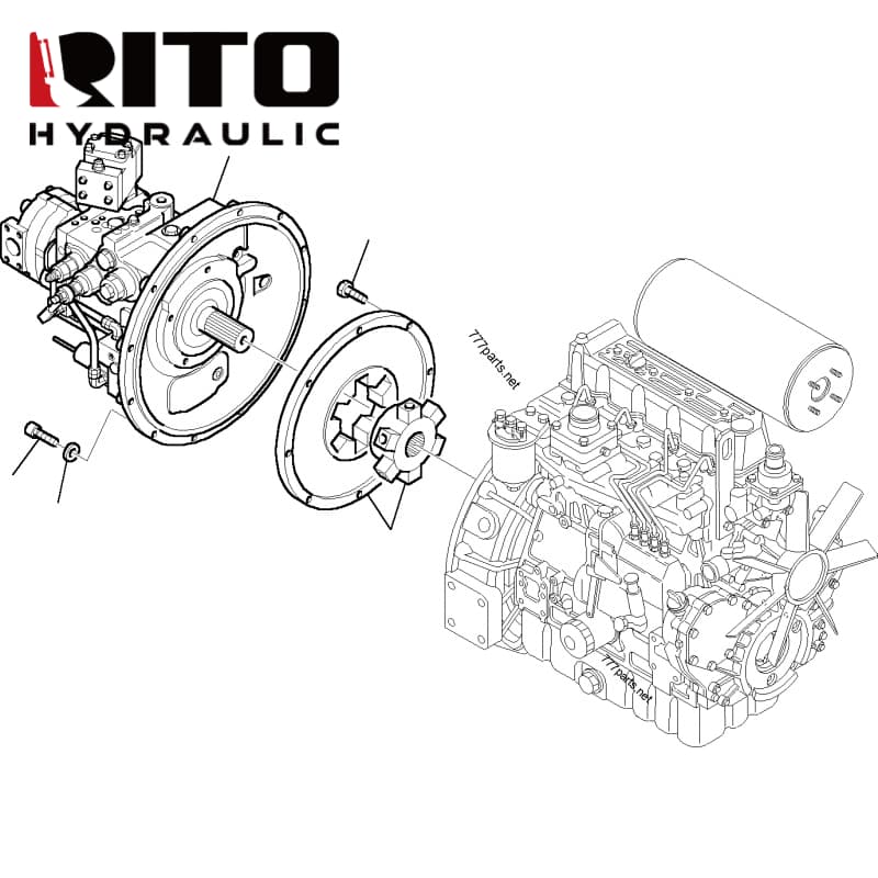 708-1L-00640 Hydraulic Pump 708-1L-00640 Hydraulic Pump