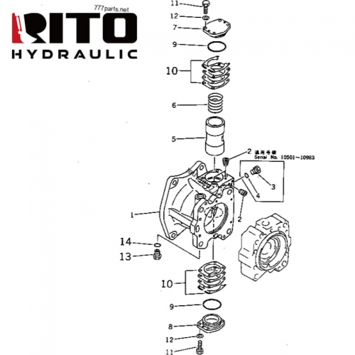 708-25-01011 Hydraulic Pump