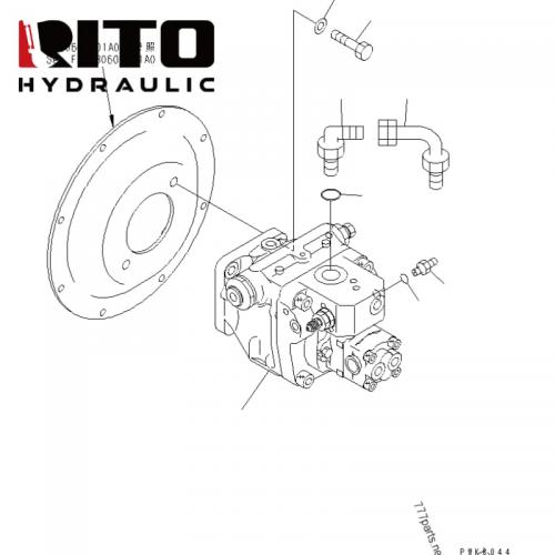 708-1T-00142 Hydraulic Pump