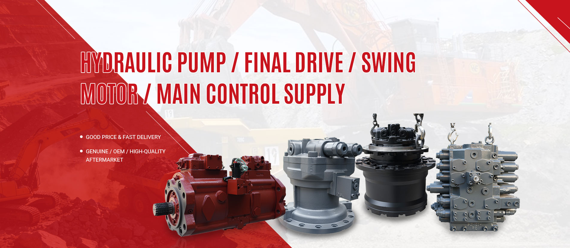 Excavator Hydraulic Parts