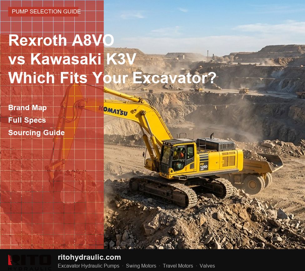 Rexroth A8VO против Kawasaki K3V: какой гидравлический насос подходит для вашего экскаватора? (2026)