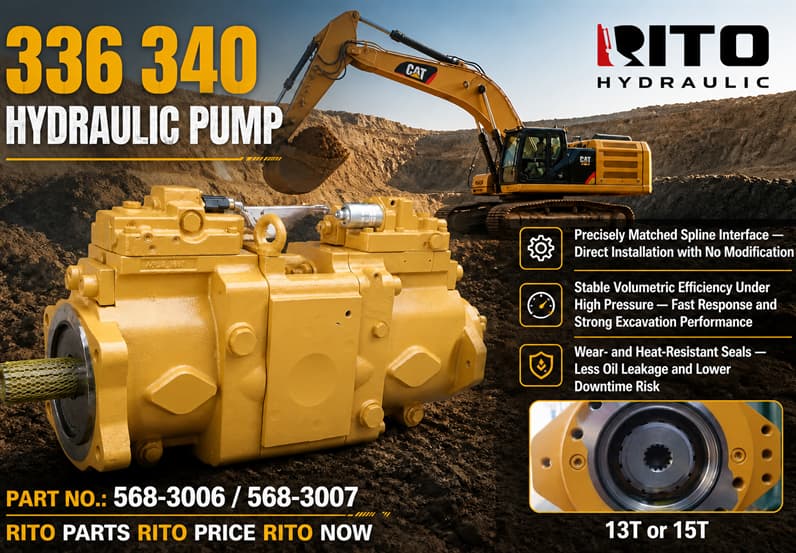 Гидравлический насос Caterpillar 336: полные технические характеристики, особенности и руководство по покупке (2026)