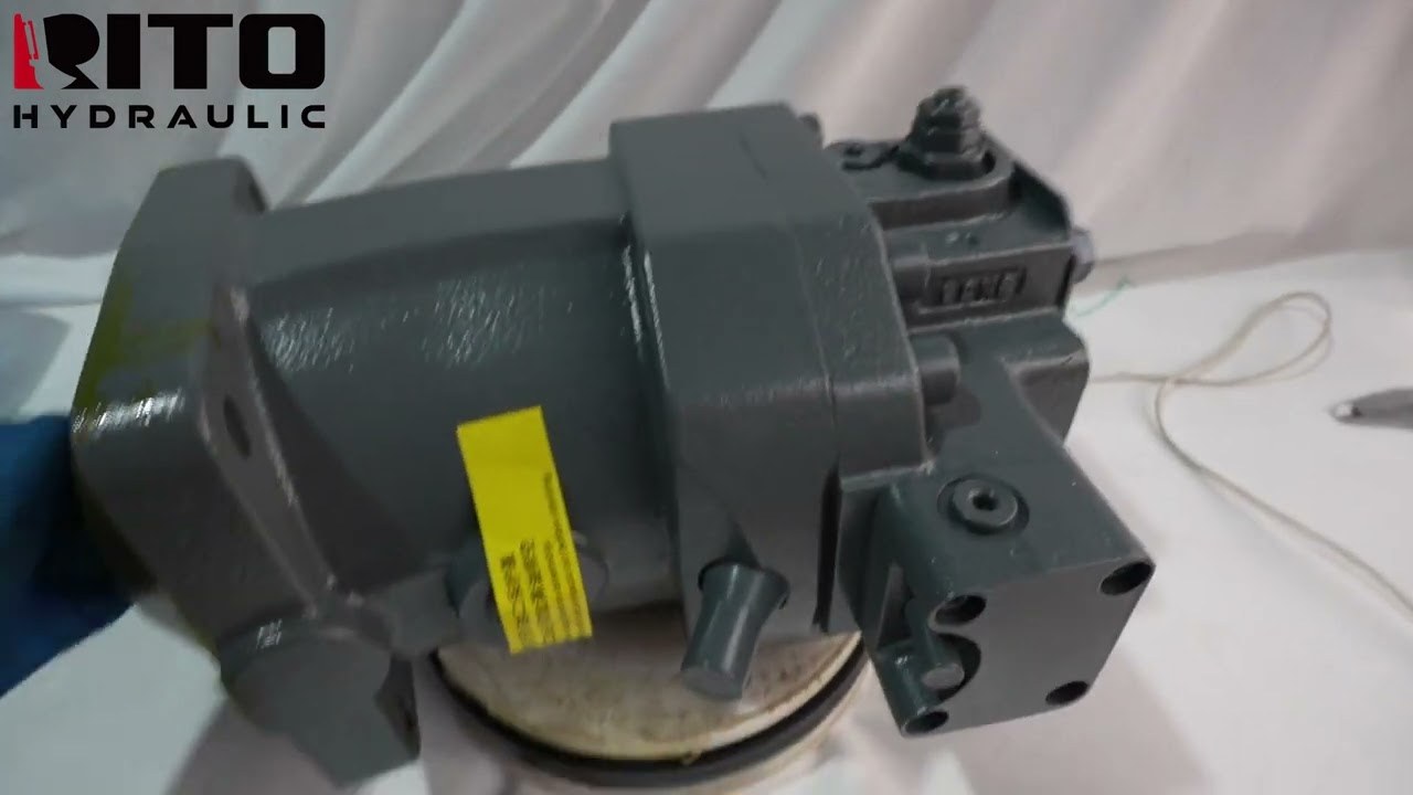Обзор мотора хода колесного экскаватора Hyundai R200W-7 R200W-7A 31N6-45012